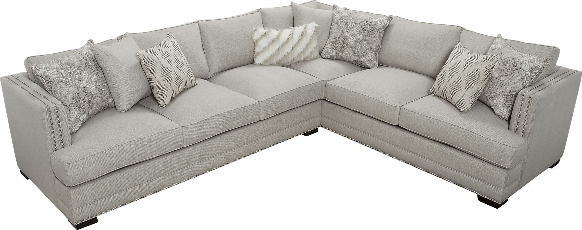 Madelyn Bay Off-White 2 Pc Sectional - Image 2