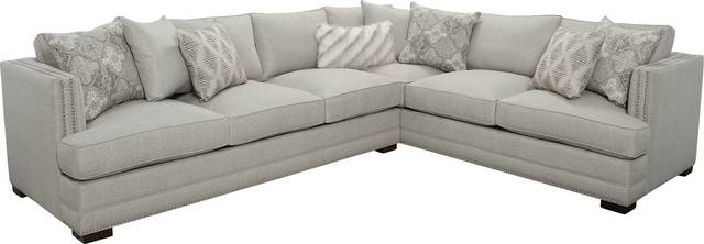 Madelyn Bay Off-White 2 Pc Sectional - Thumbnail - Image 1