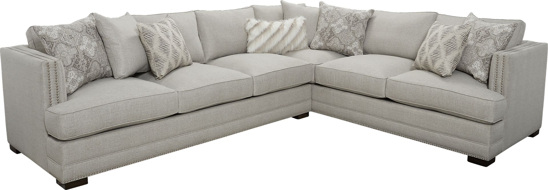 Madelyn Bay Off-White 2 Pc Sectional - Image 1