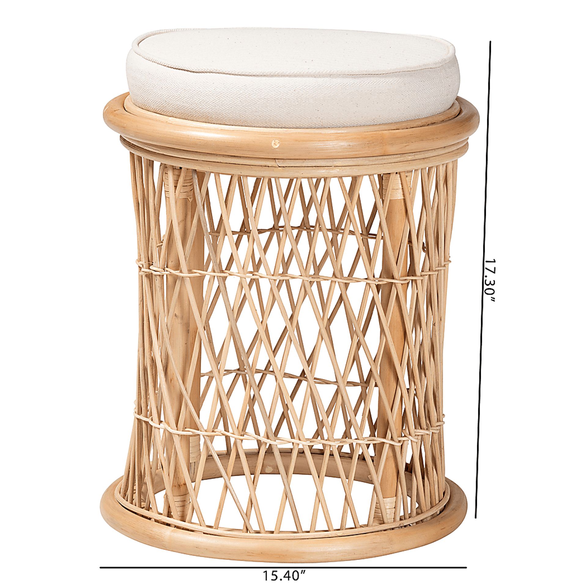 Madelynn Brown Ottoman - Image 7