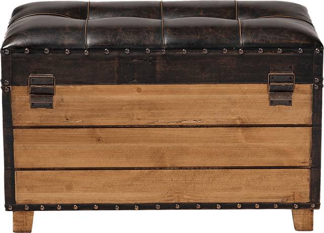 Madewood Brown Ottoman, Set of 2 - Thumbnail - Image 7