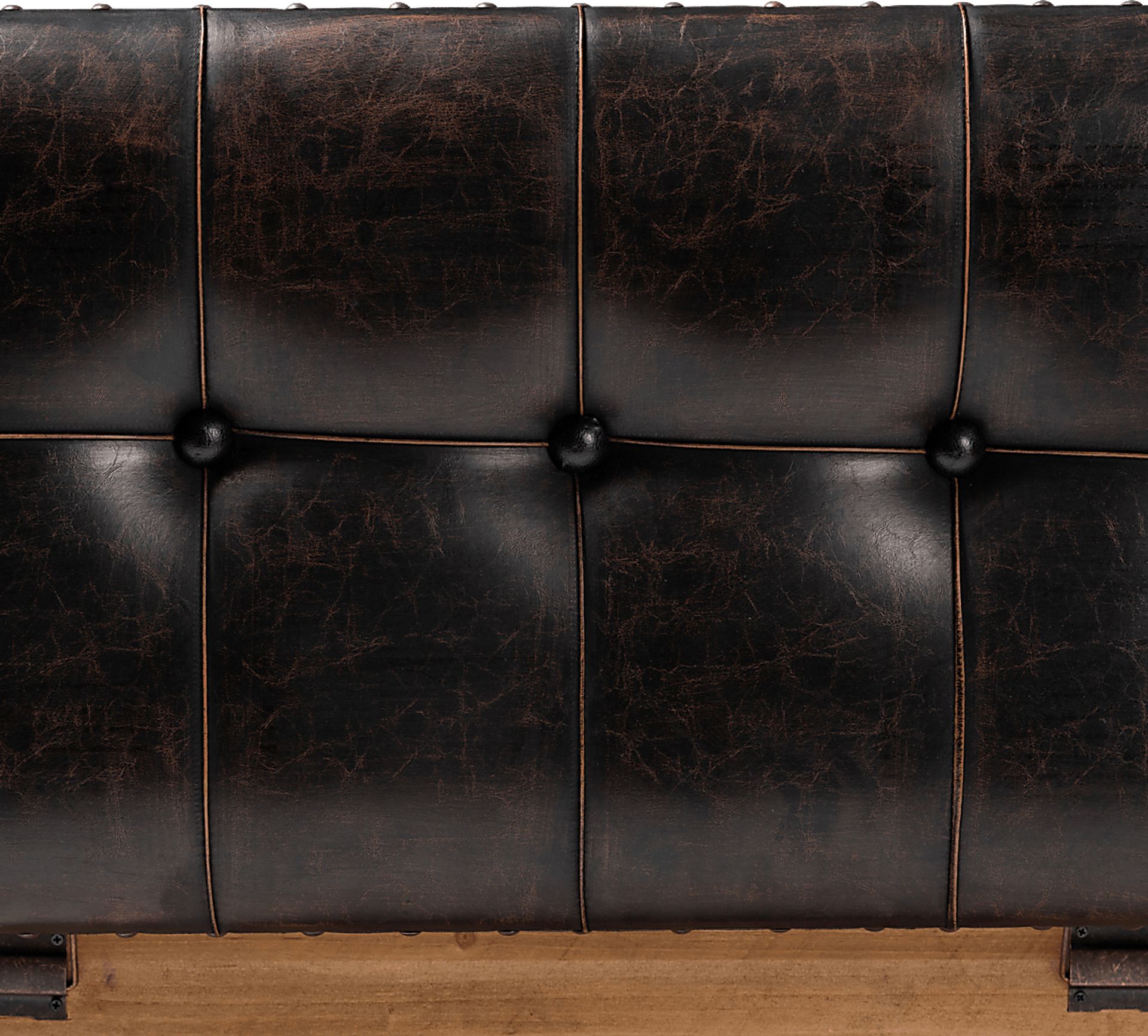 Madewood Brown Ottoman, Set of 2 - Image 8