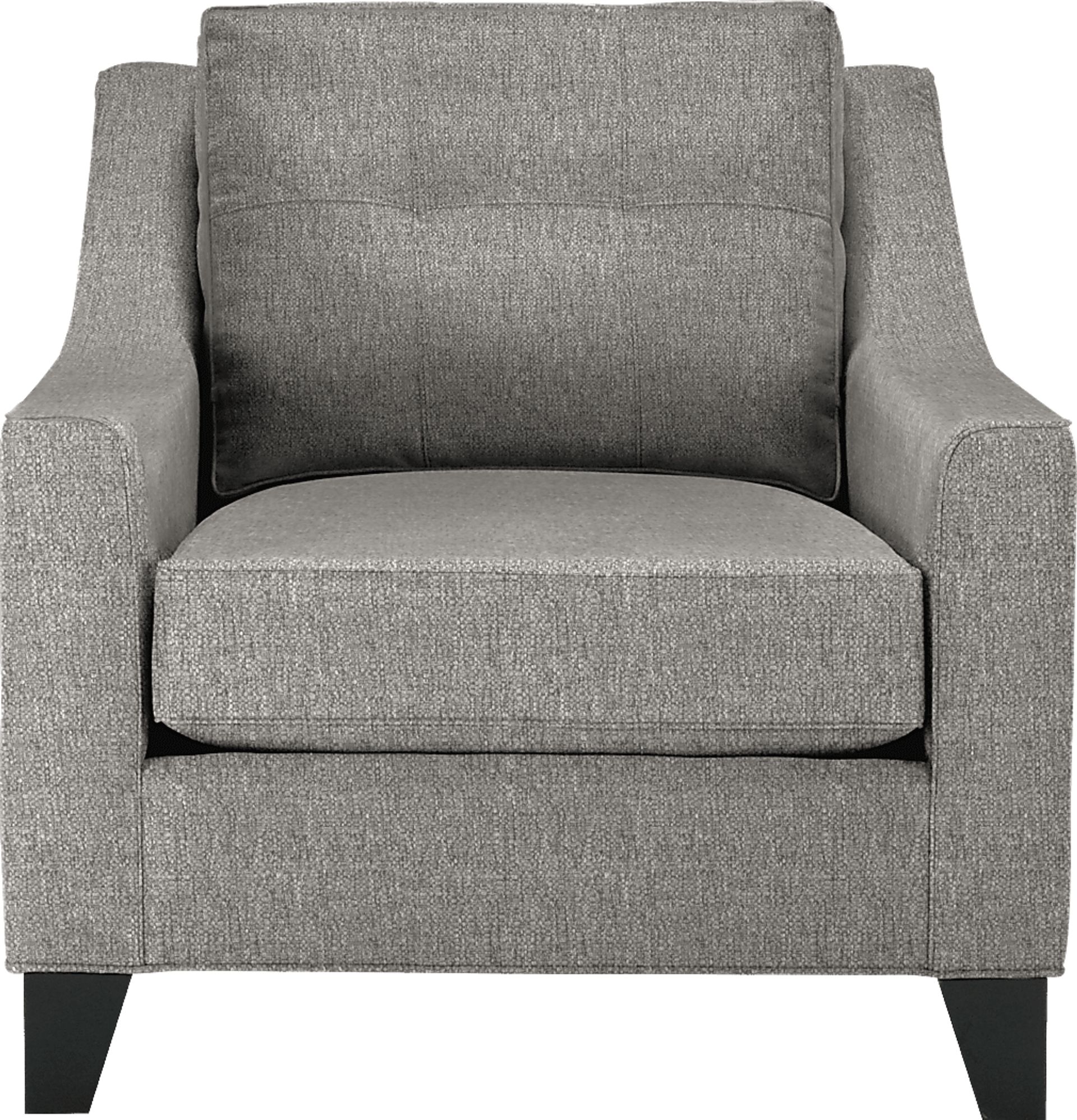 Cindy Crawford Madison Place Gray Textured Chair | Rooms to Go