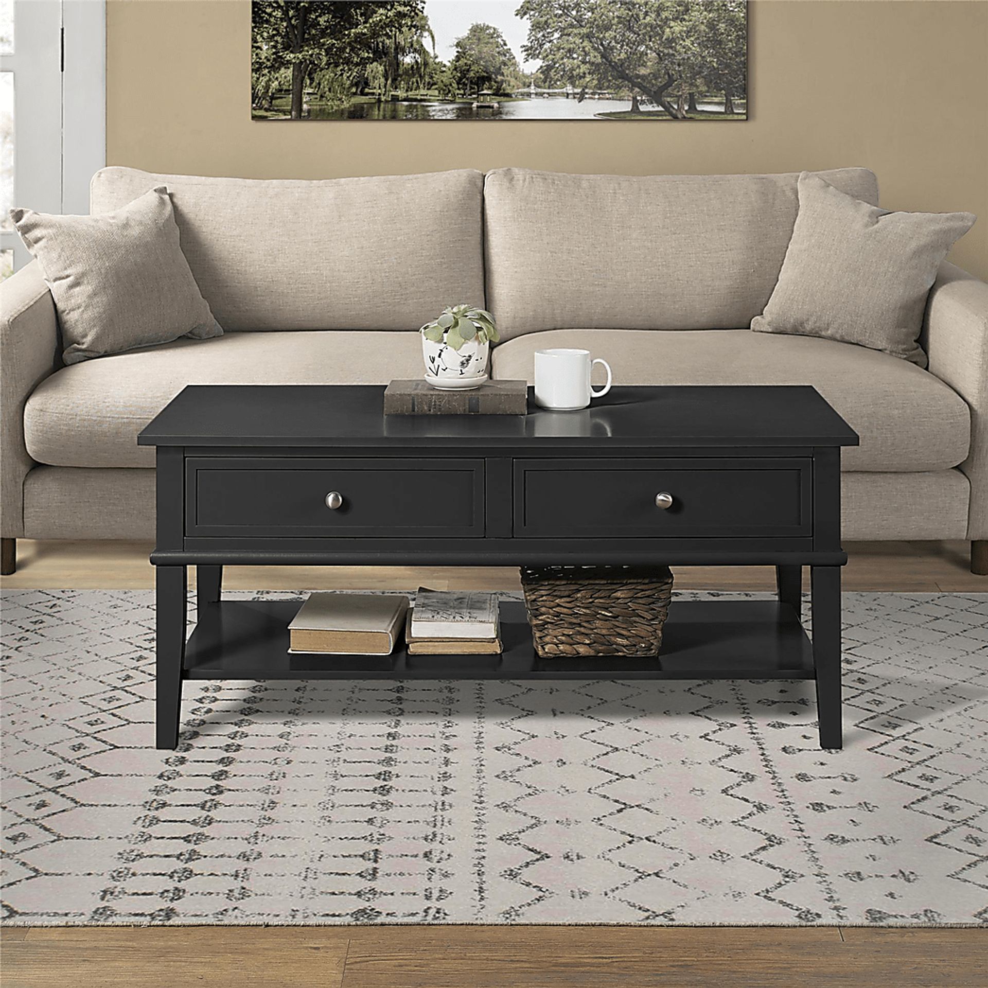 Madlynn Black Cocktail Table - Image 4