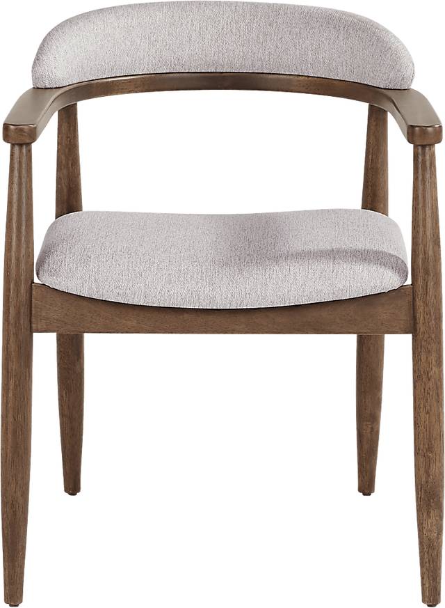 Madrid Walnut 5 Pc Round Dining Room - Thumbnail - Image 6