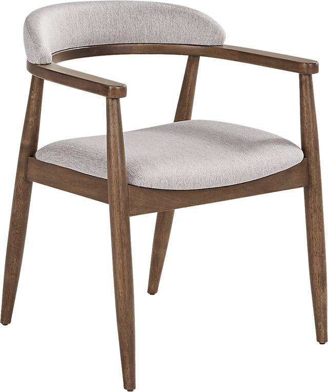 Madrid Walnut 5 Pc Round Dining Room - Thumbnail - Image 5