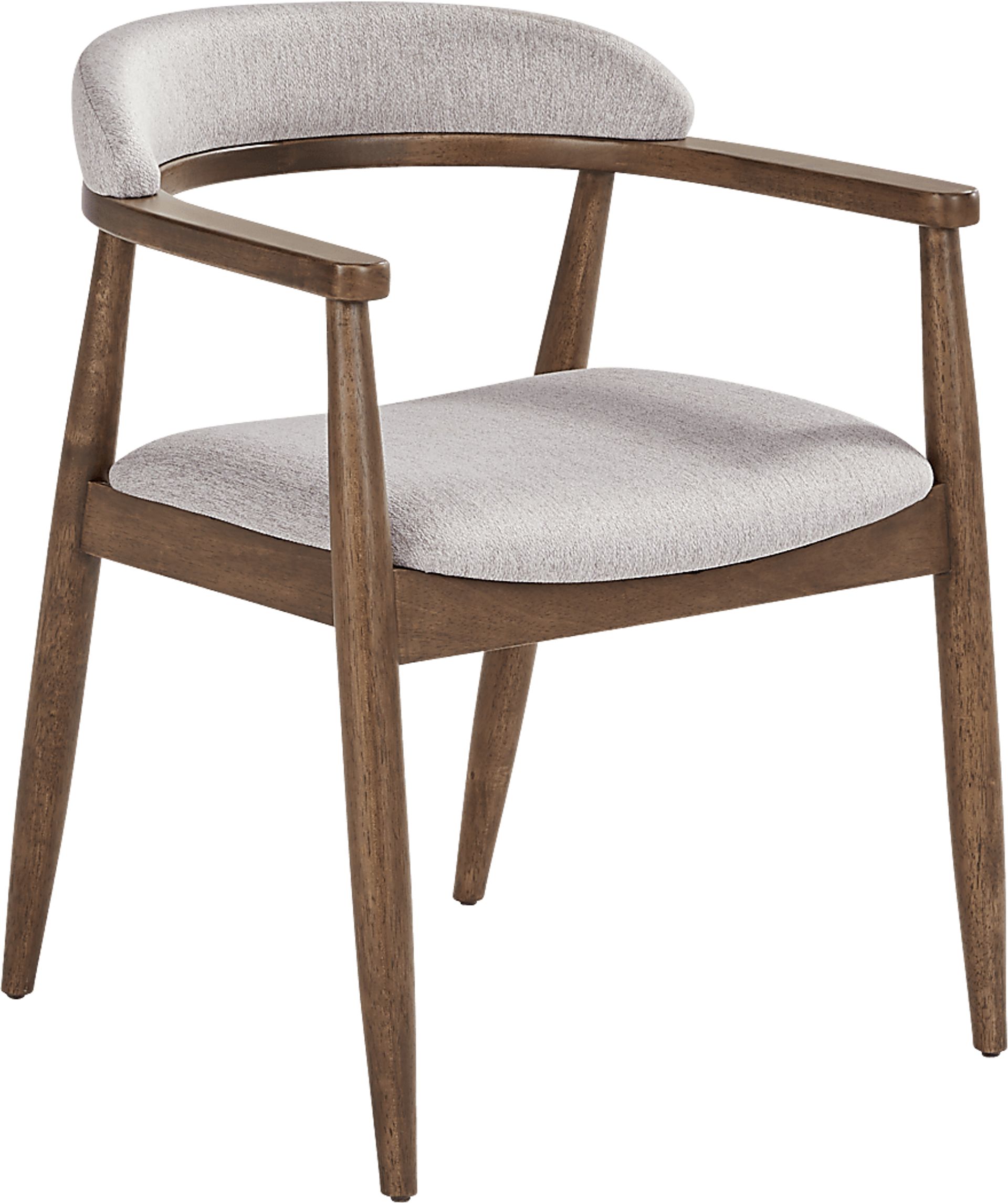 Madrid Walnut 5 Pc Round Dining Room - Image 5