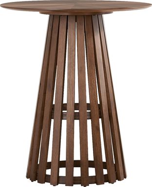 Madrid Walnut Round Counter Height Dining Table