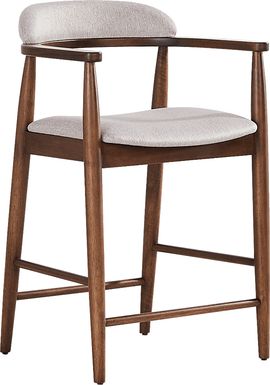 Madrid Walnut Counter Height Stool