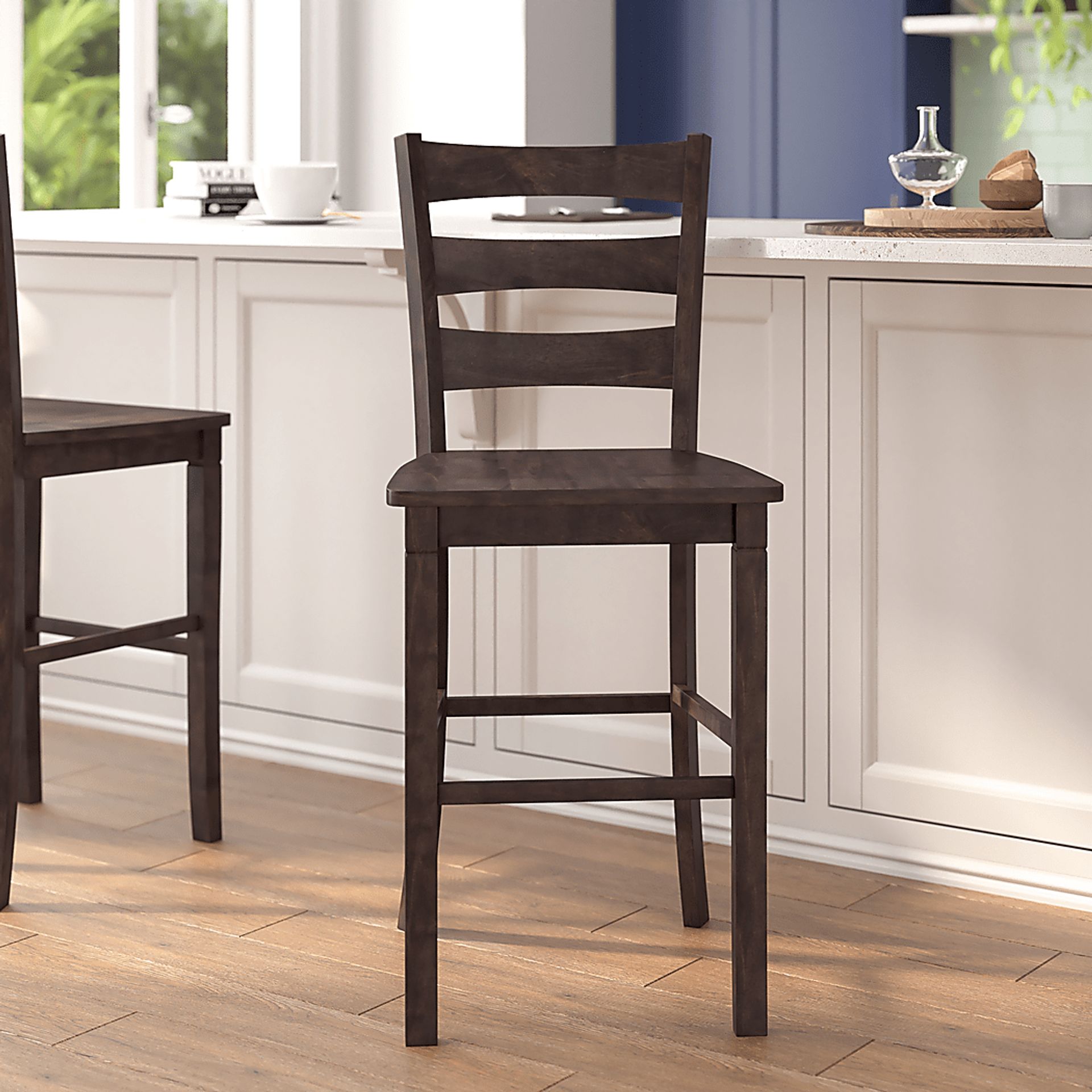 Madrona Gray Barstool, Set of 2 - Image 2