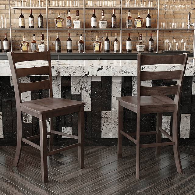 Madrona Gray Counter Height Stool, Set of 2 - Thumbnail - Image 2