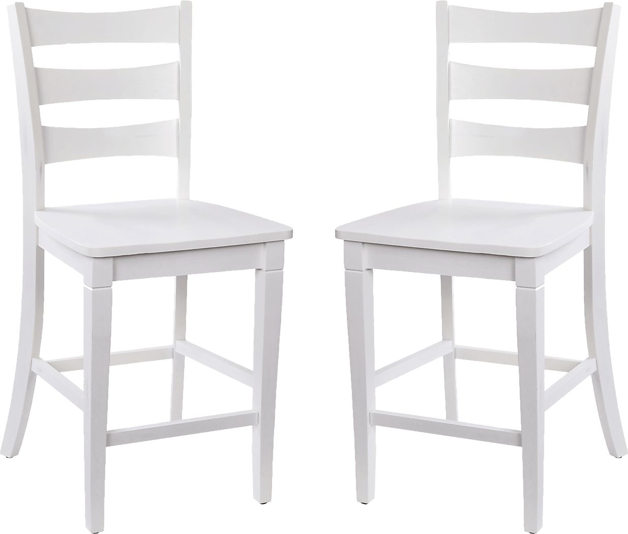 Madrona White Counter Height Stool, Set of 2