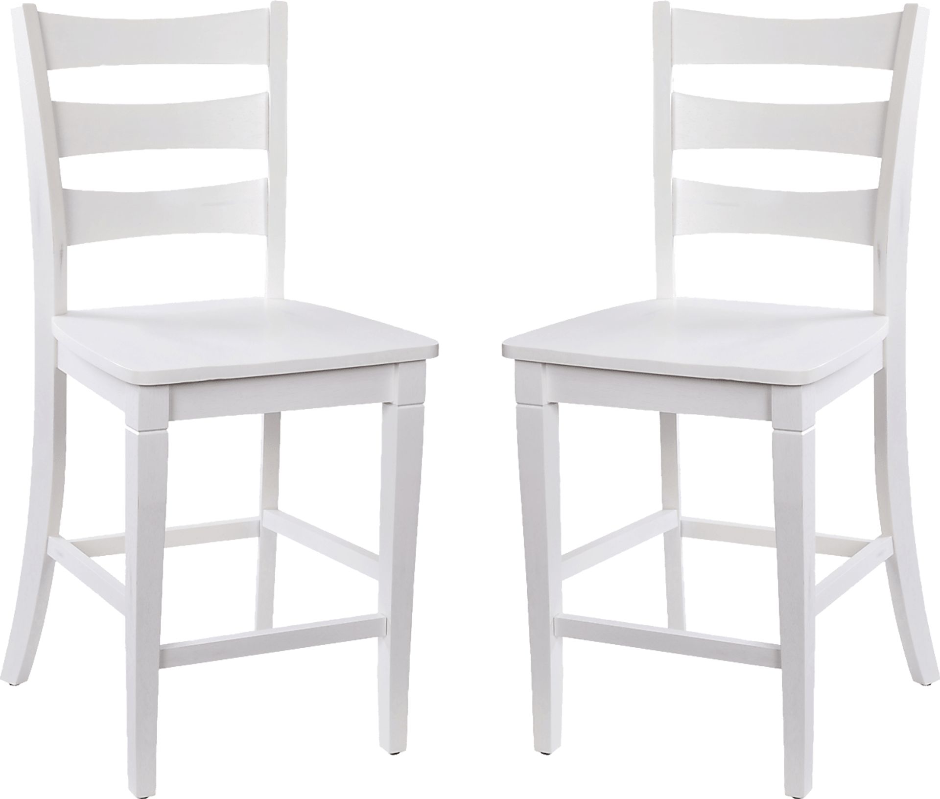 Madrona White Counter Height Stool, Set of 2 - Image 1