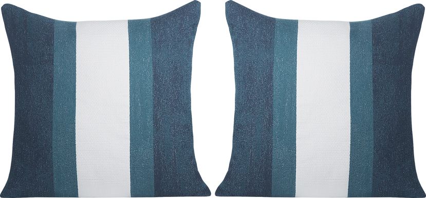 Madura Teal Indoor/Outdoor Accent Pillow, Set of Two