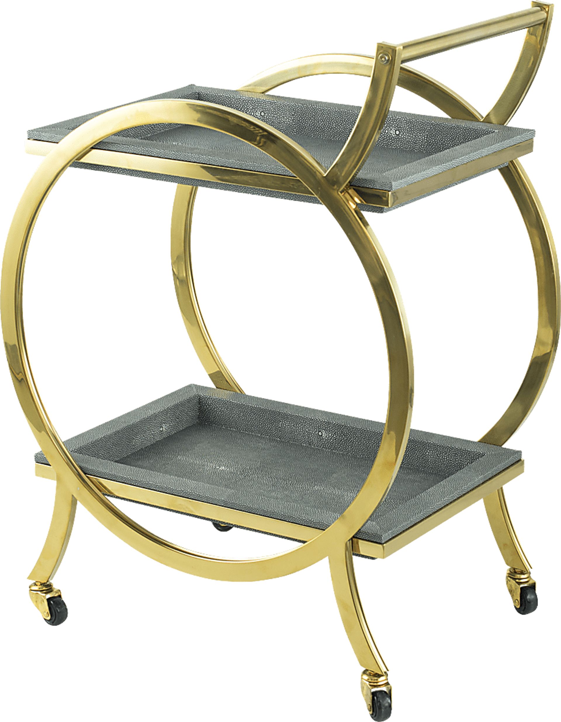 Maebelle Gray Bar Cart - Image 1