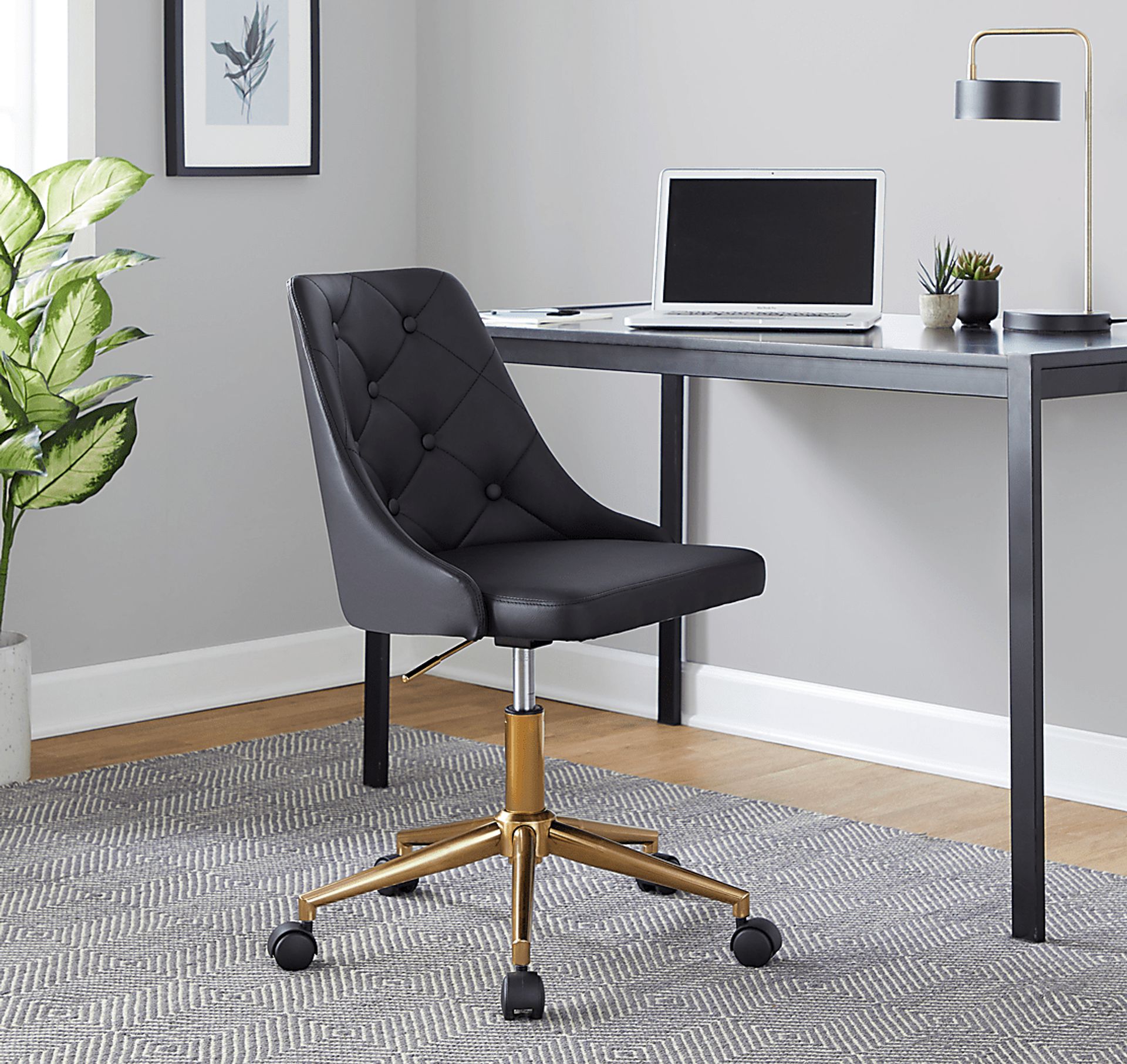 Maebeth I Black Office Chair - Image 8