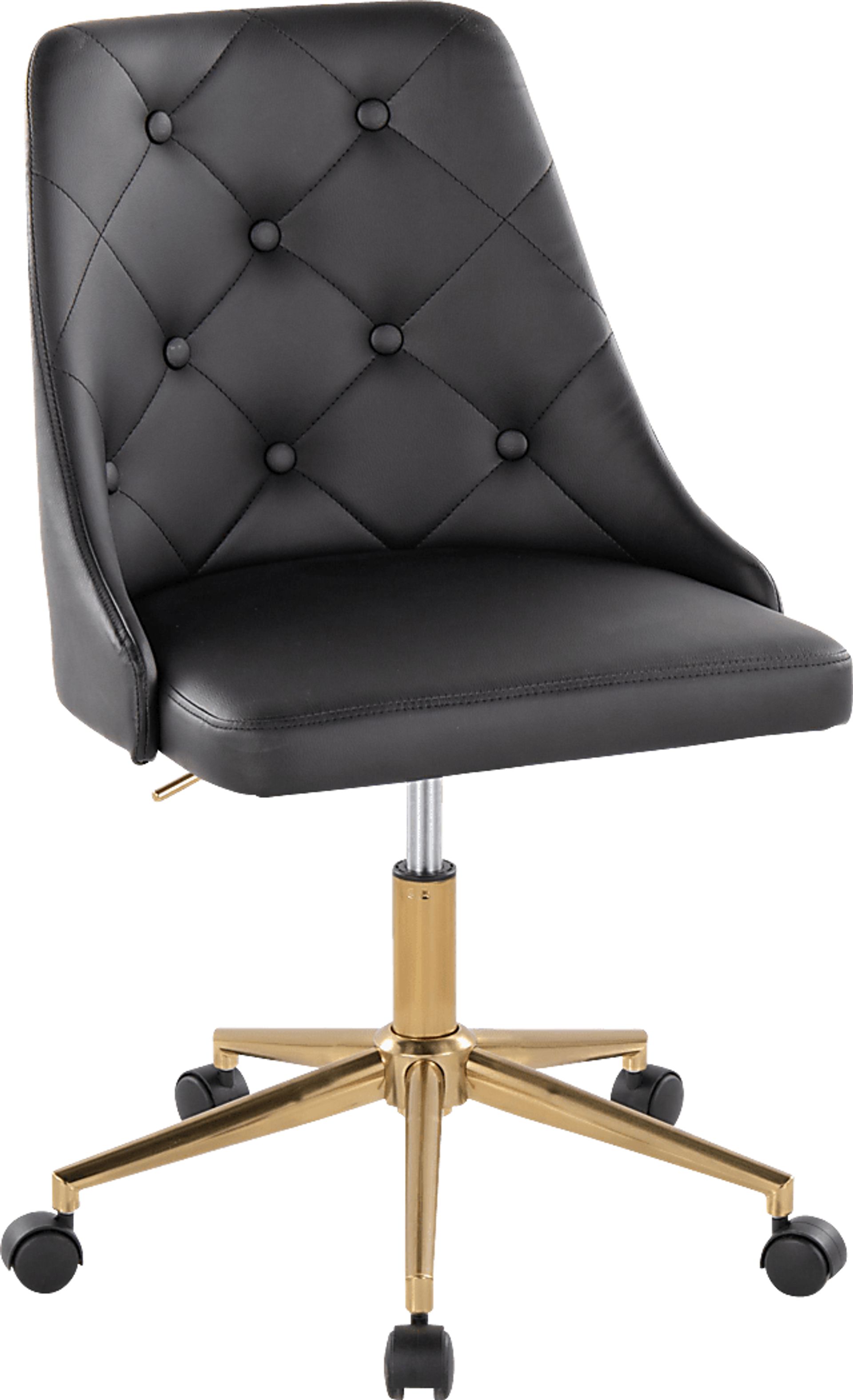 Maebeth I Black Office Chair - Image 1