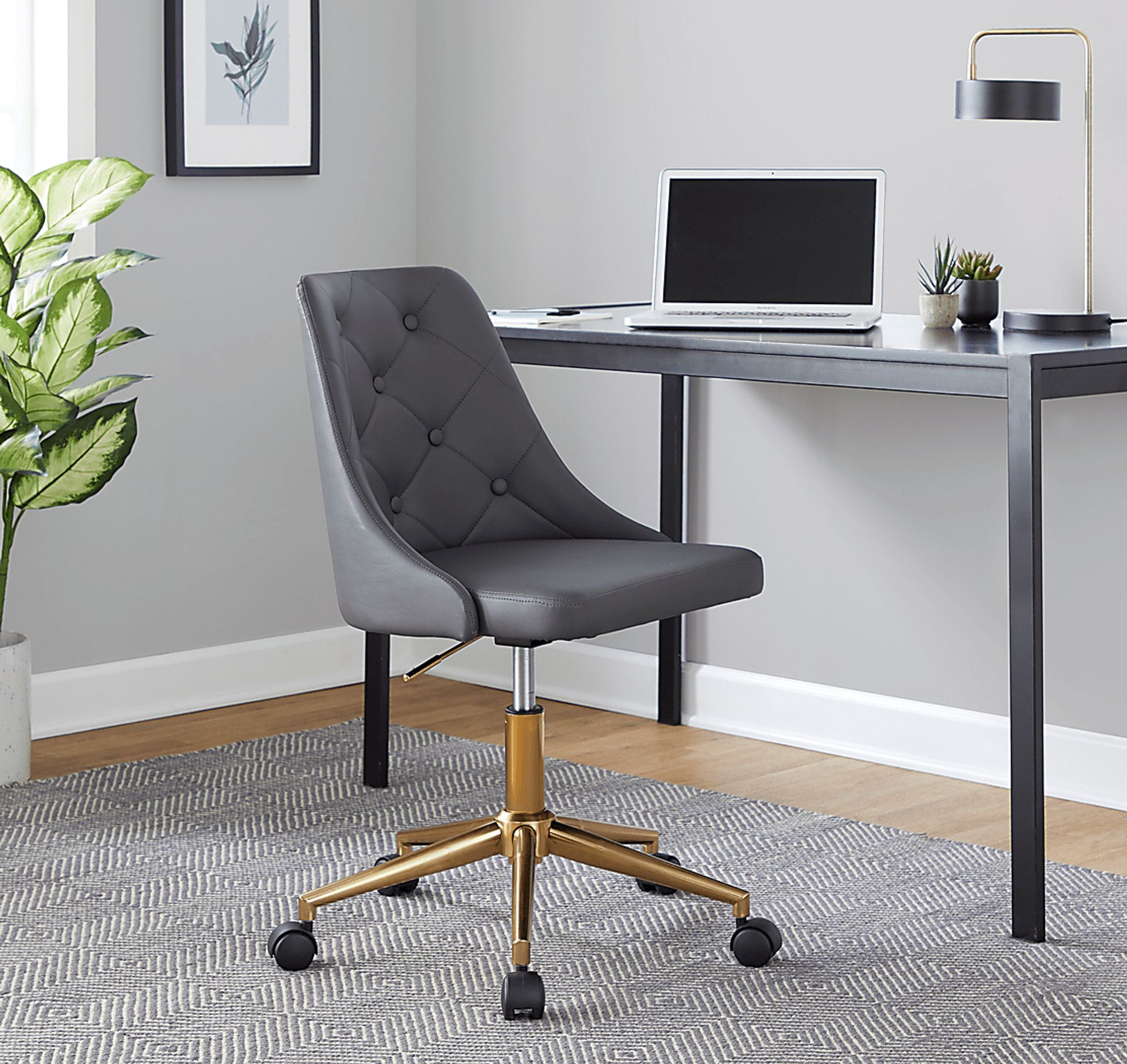 Maebeth I Gray Office Chair - Image 8