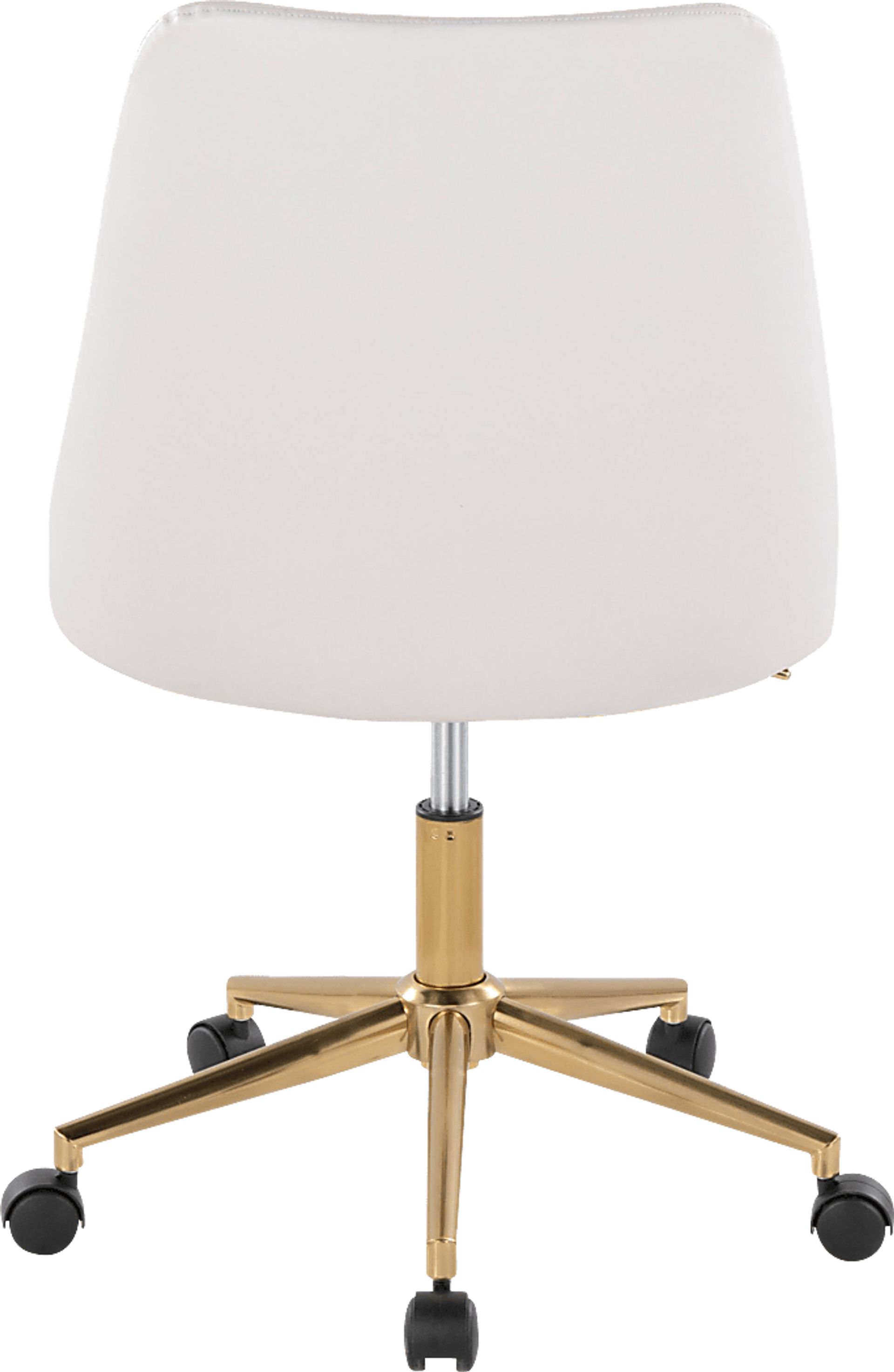 Maebeth I White Office Chair - Image 5