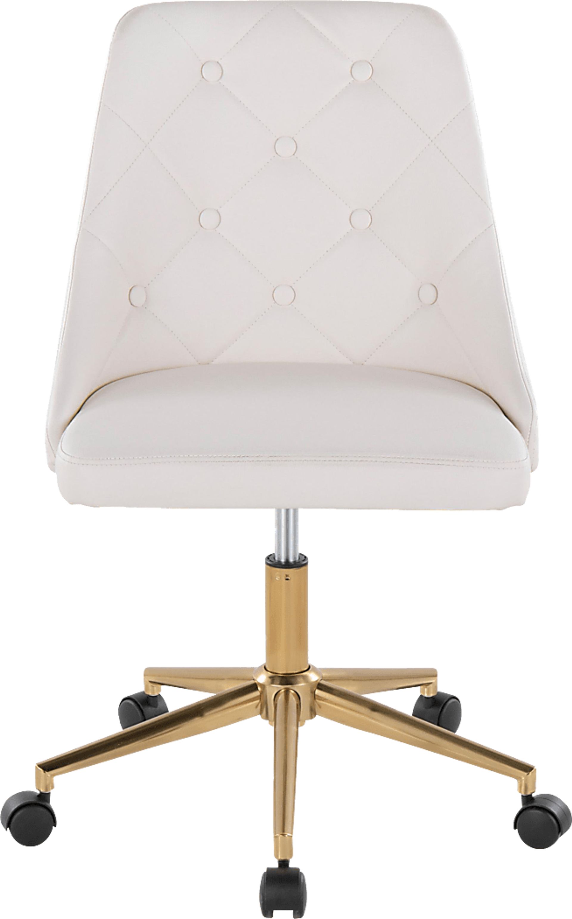 Maebeth I White Office Chair - Image 6