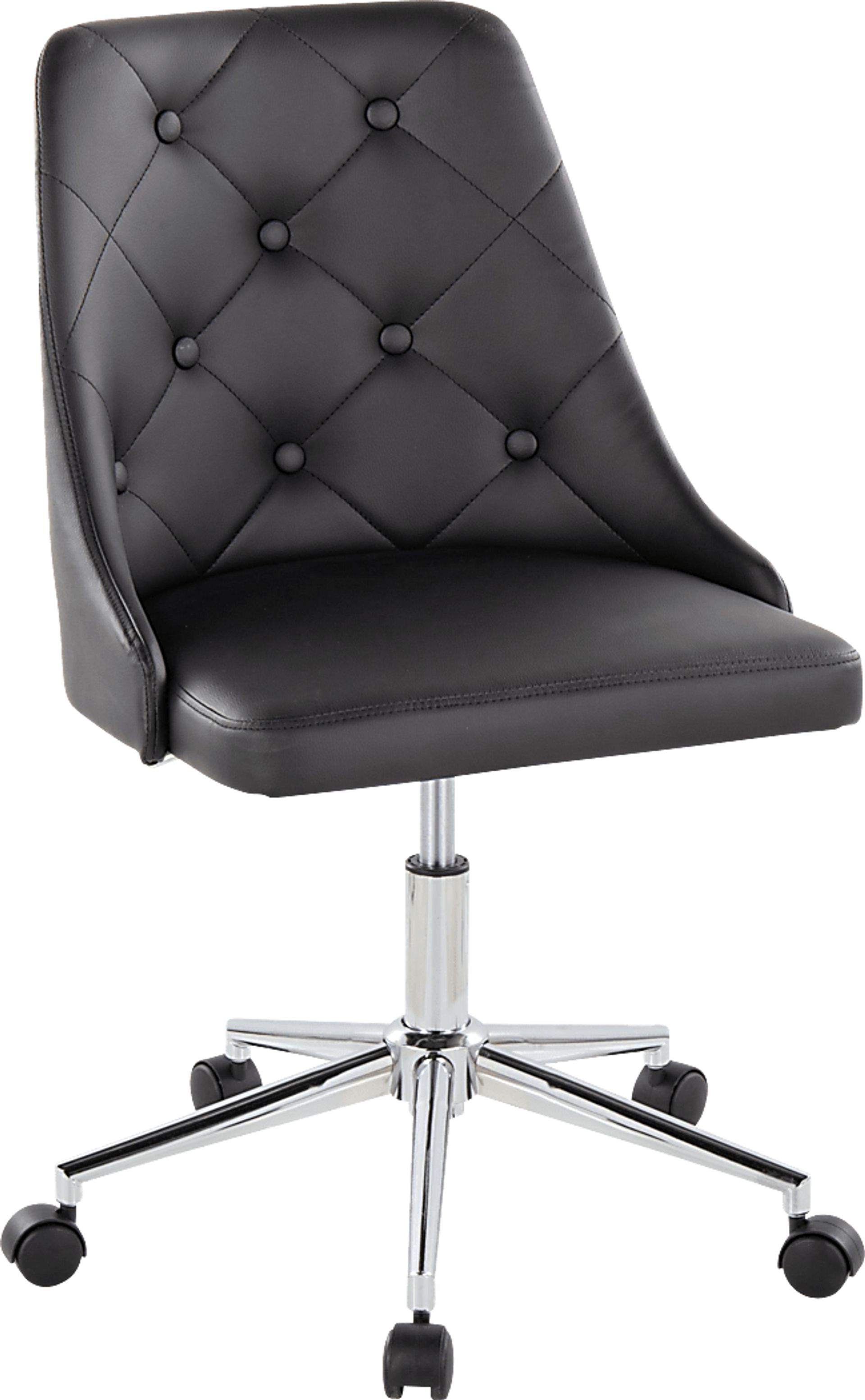 Maebeth II Black Office Chair - Image 1