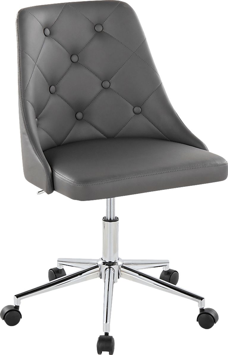 Maebeth II Gray Office Chair