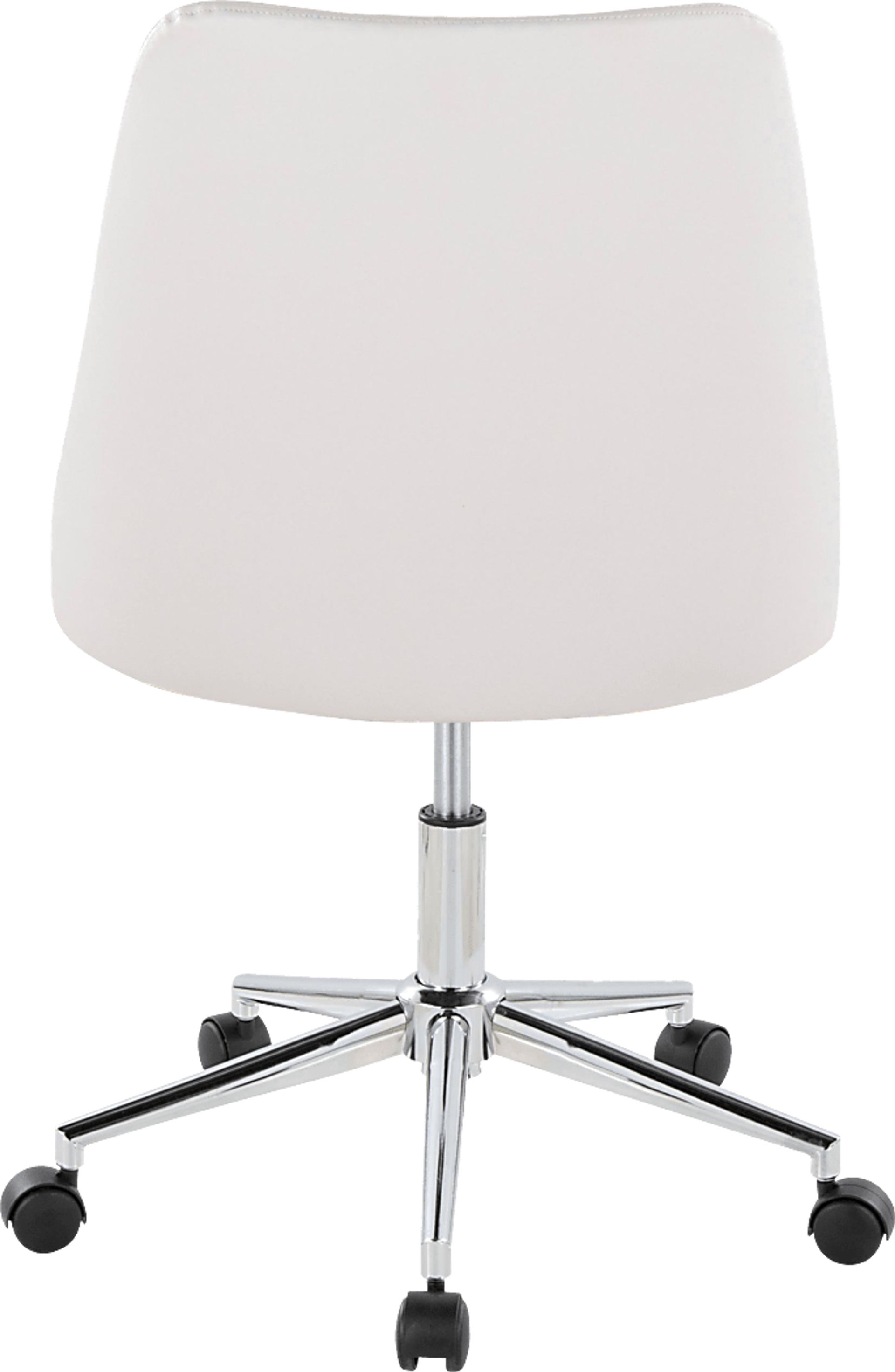 Maebeth II White Office Chair - Image 5