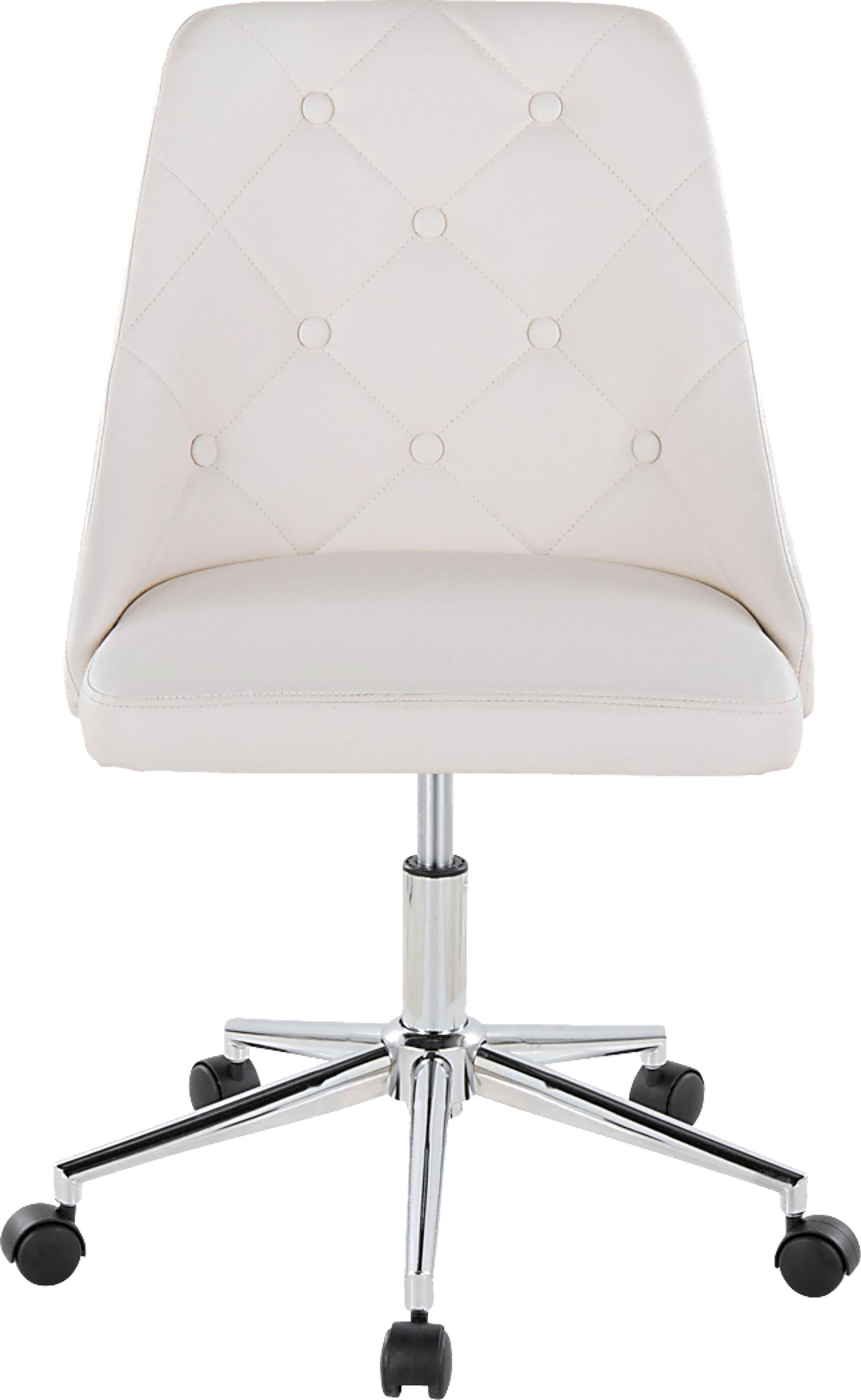 Maebeth II White Office Chair - Image 6
