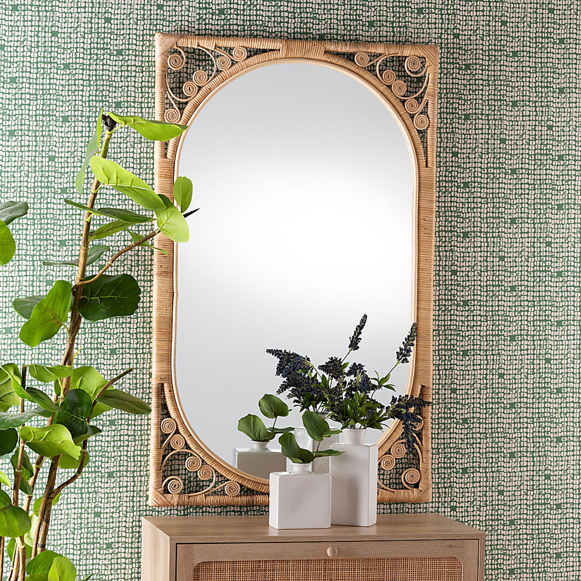 Maedrine Brown Mirror - Image 2