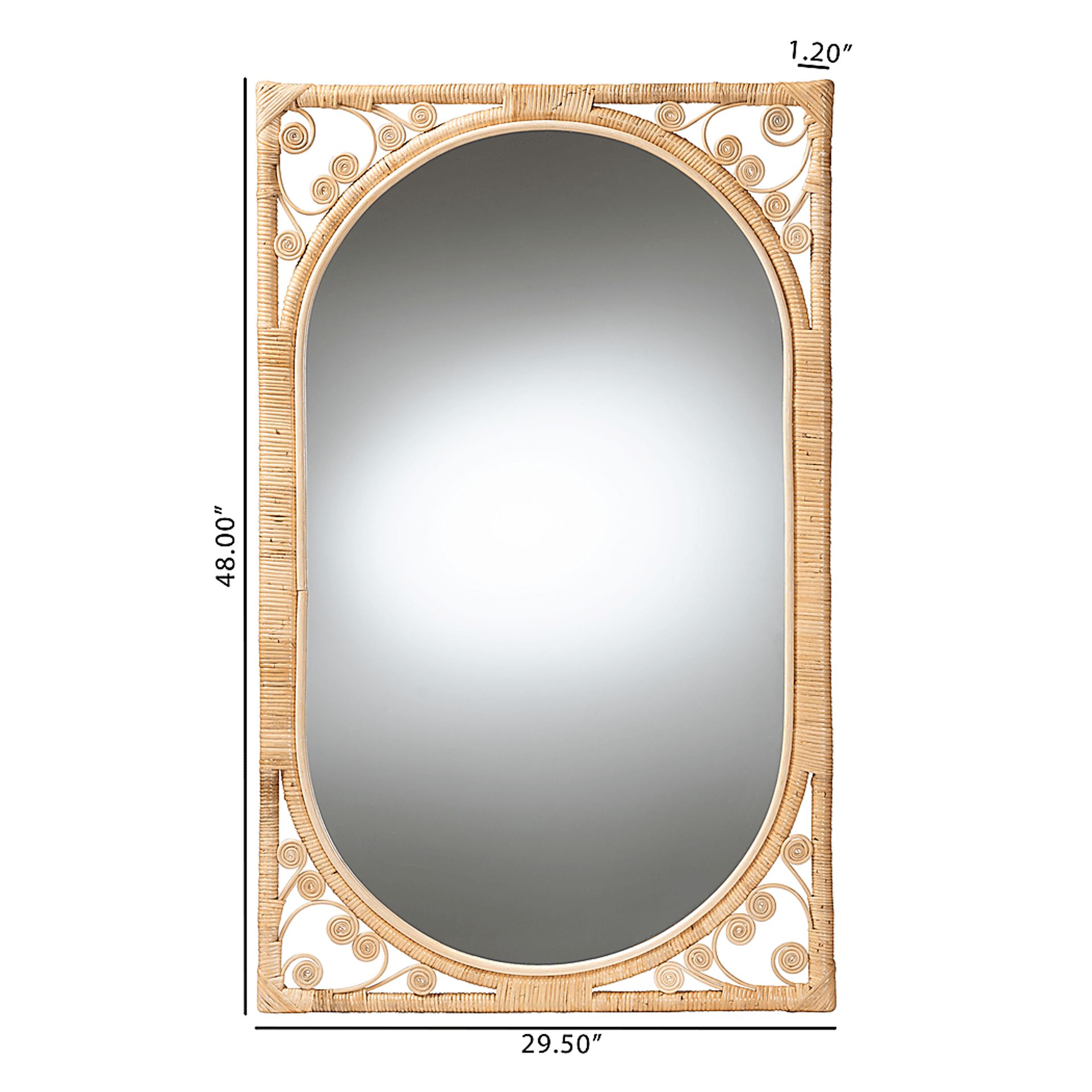 Maedrine Brown Mirror - Image 4