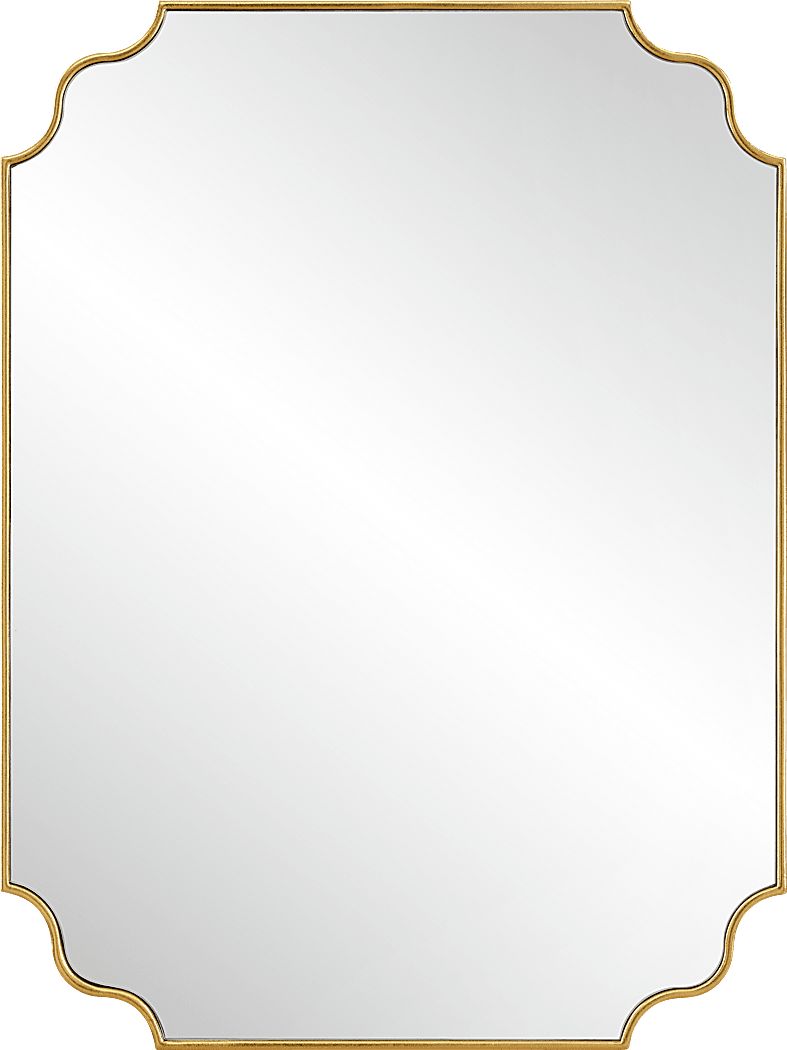 Maeks Gold Wall Mirror