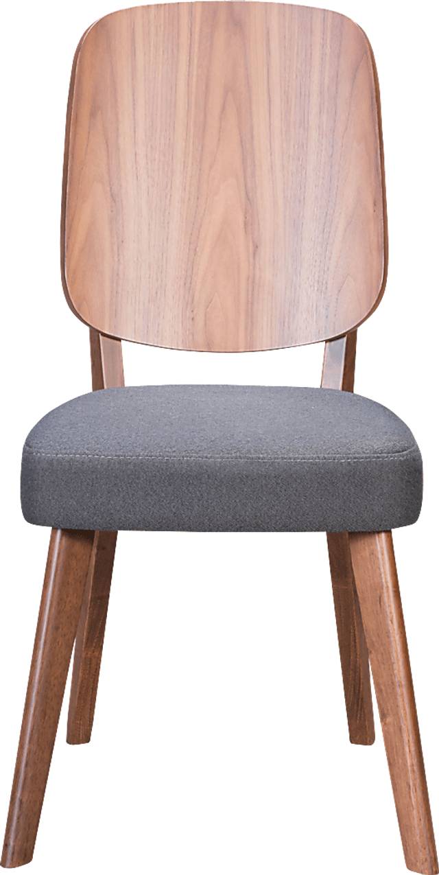 Maelys Walnut Side Chair, Set of 2 - Thumbnail - Image 3