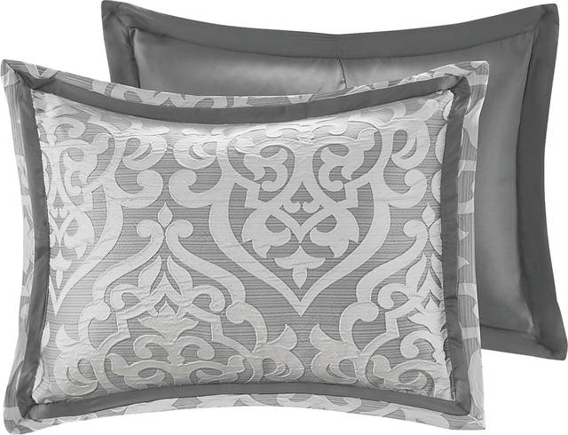 Magali Silver 8 Pc California King Comforter Set - Thumbnail - Image 3