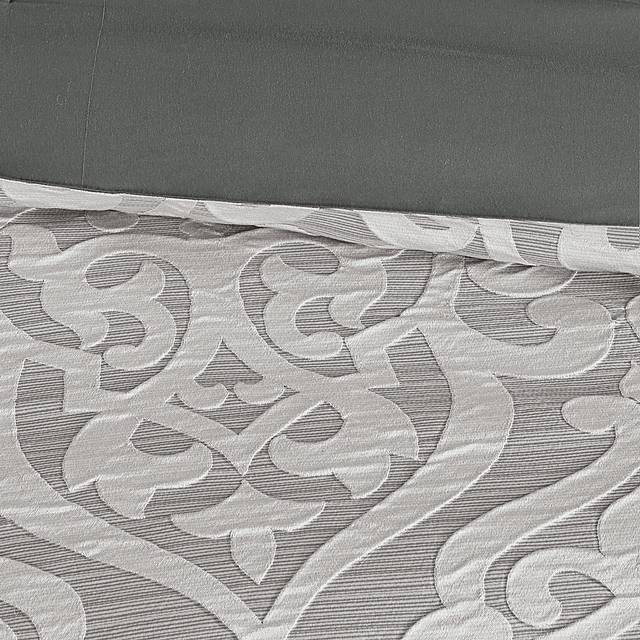Magali Silver 8 Pc California King Comforter Set - Thumbnail - Image 6