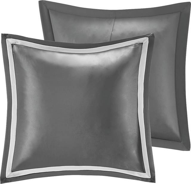 Magali Silver 8 Pc California King Comforter Set - Thumbnail - Image 7