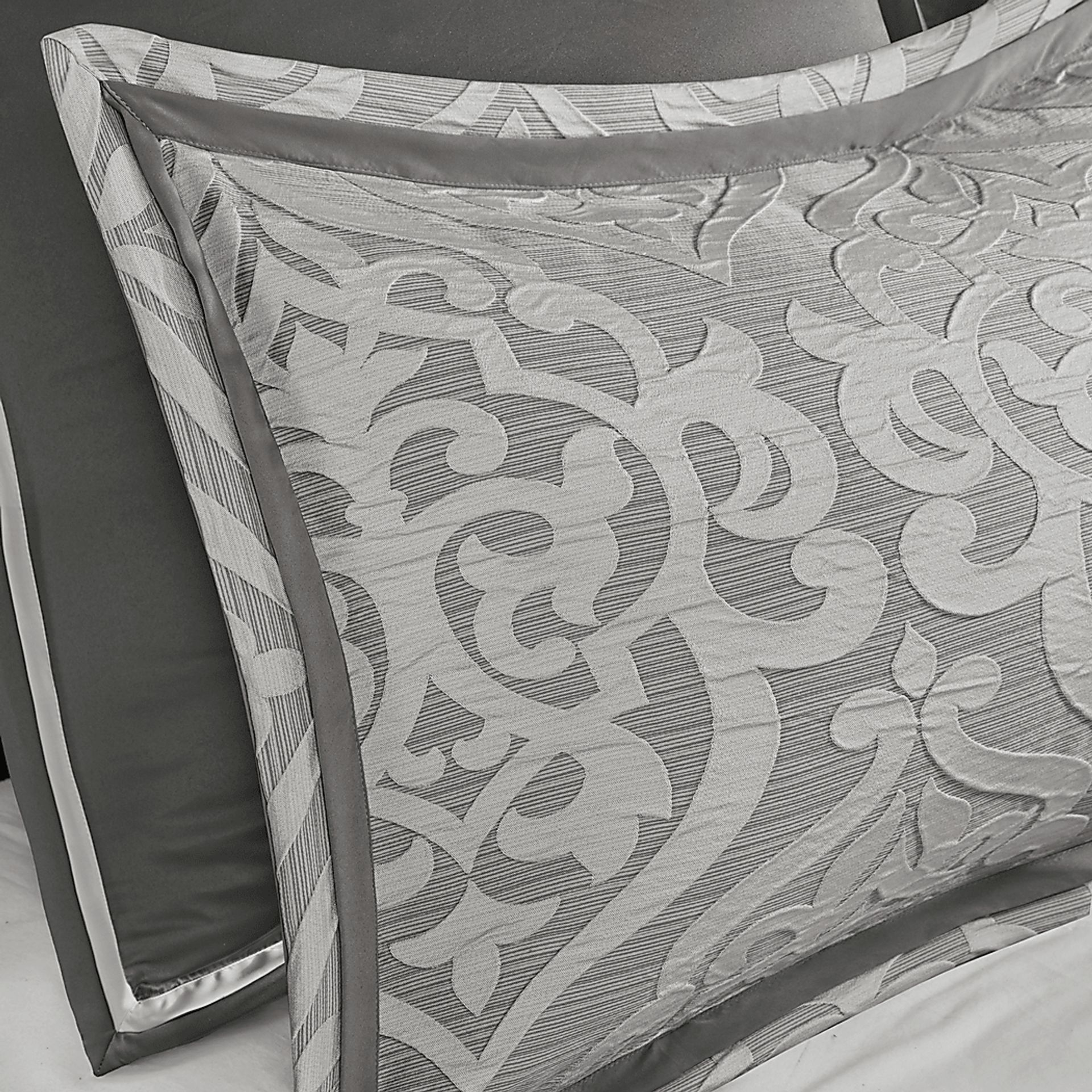 Magali Silver 8 Pc King Comforter Set - Image 4