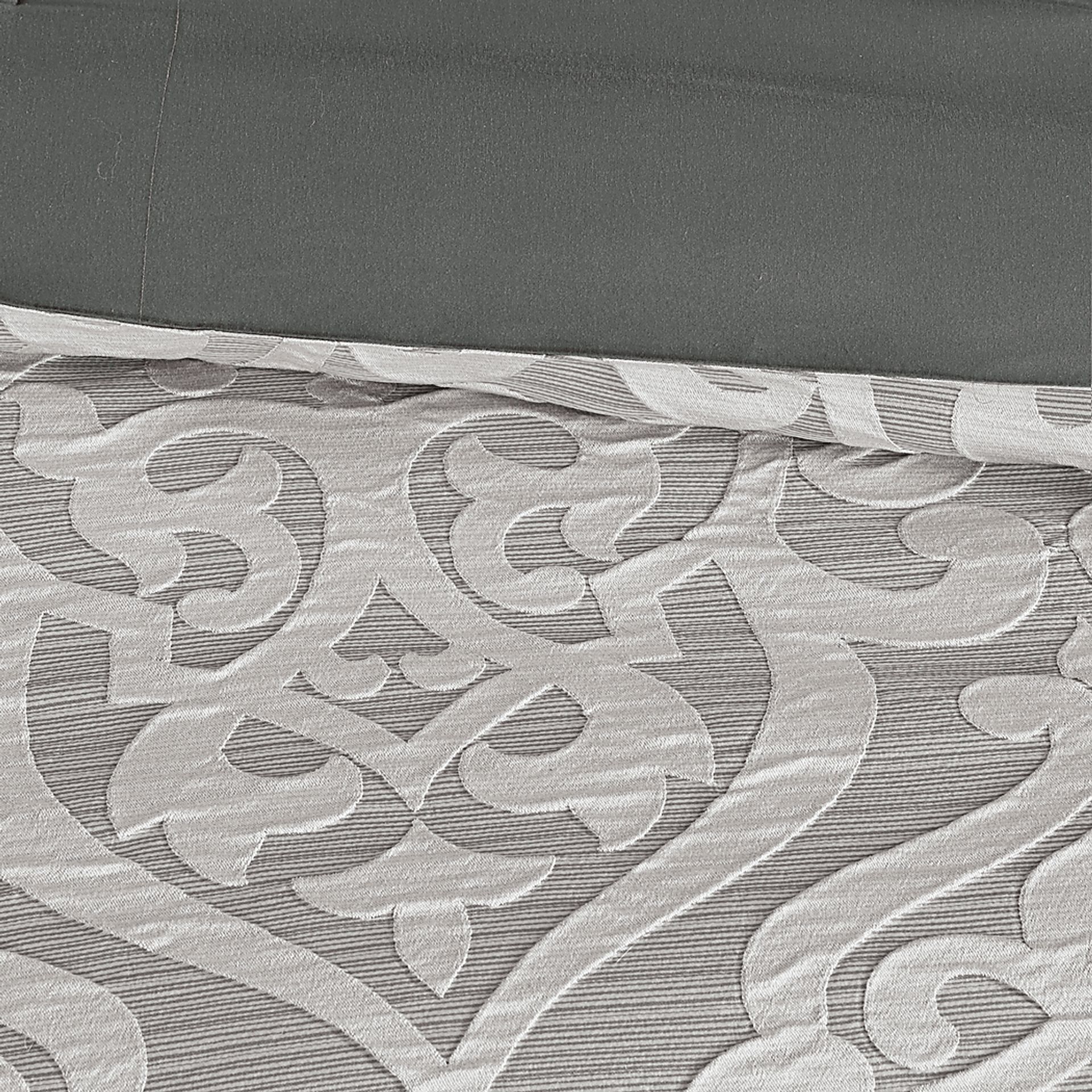 Magali Silver 8 Pc King Comforter Set - Image 6