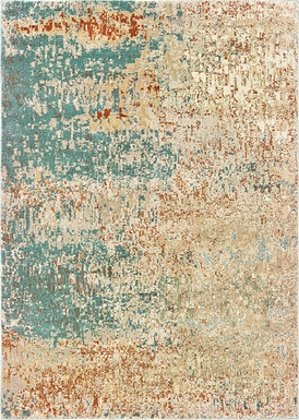 Magaly Blue 5'3 x 7'3 Rug