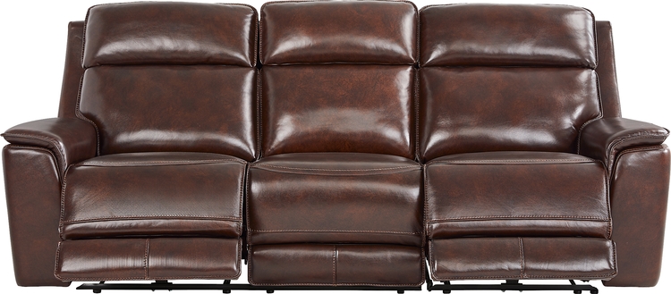 2 pc dual power reclining sofa