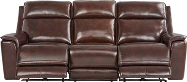 2 pc dual power reclining sofa