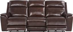2 pc dual power reclining sofa