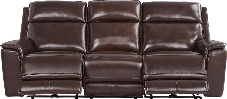 2 pc dual power reclining sofa