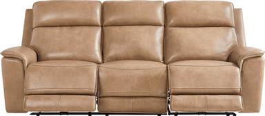 2 pc dual power reclining sofa