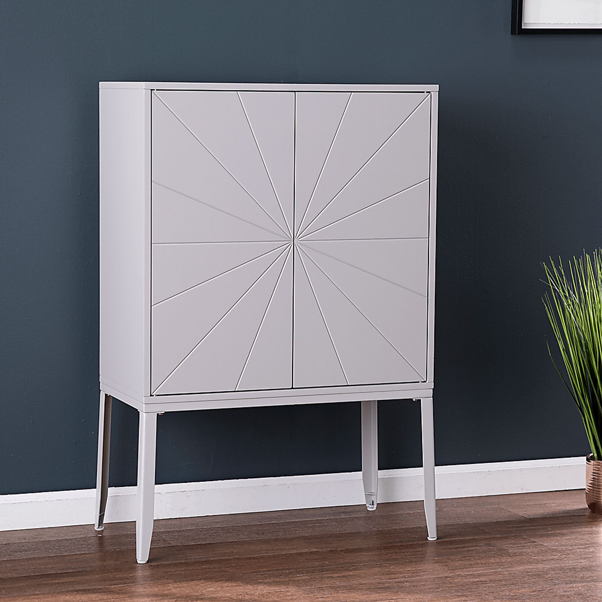 Magellen Gray Accent Cabinet - Image 6