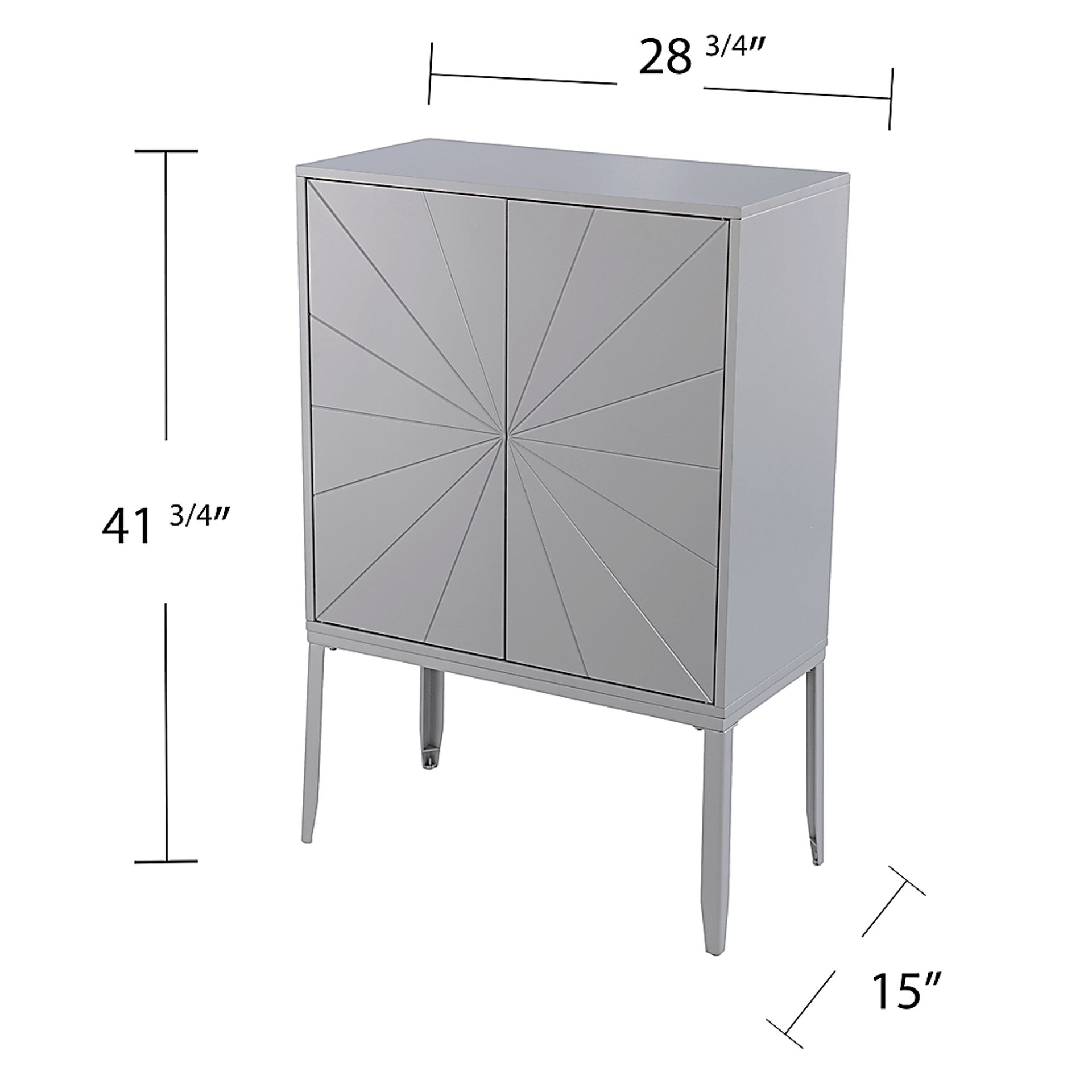 Magellen Gray Accent Cabinet - Image 7