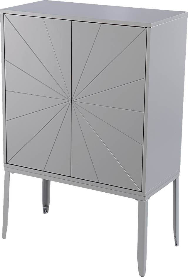 Magellen Gray Accent Cabinet - Thumbnail - Image 1