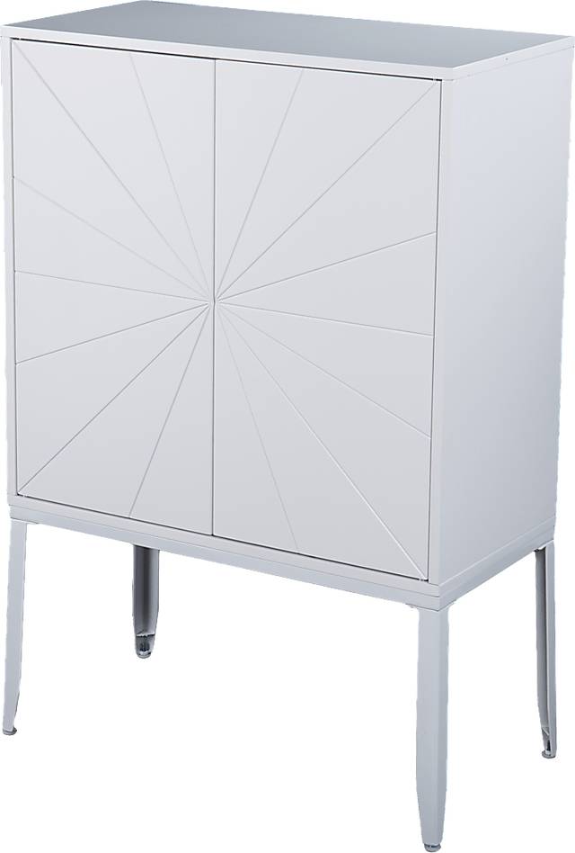 Magellen White Accent Cabinet - Thumbnail - Image 1