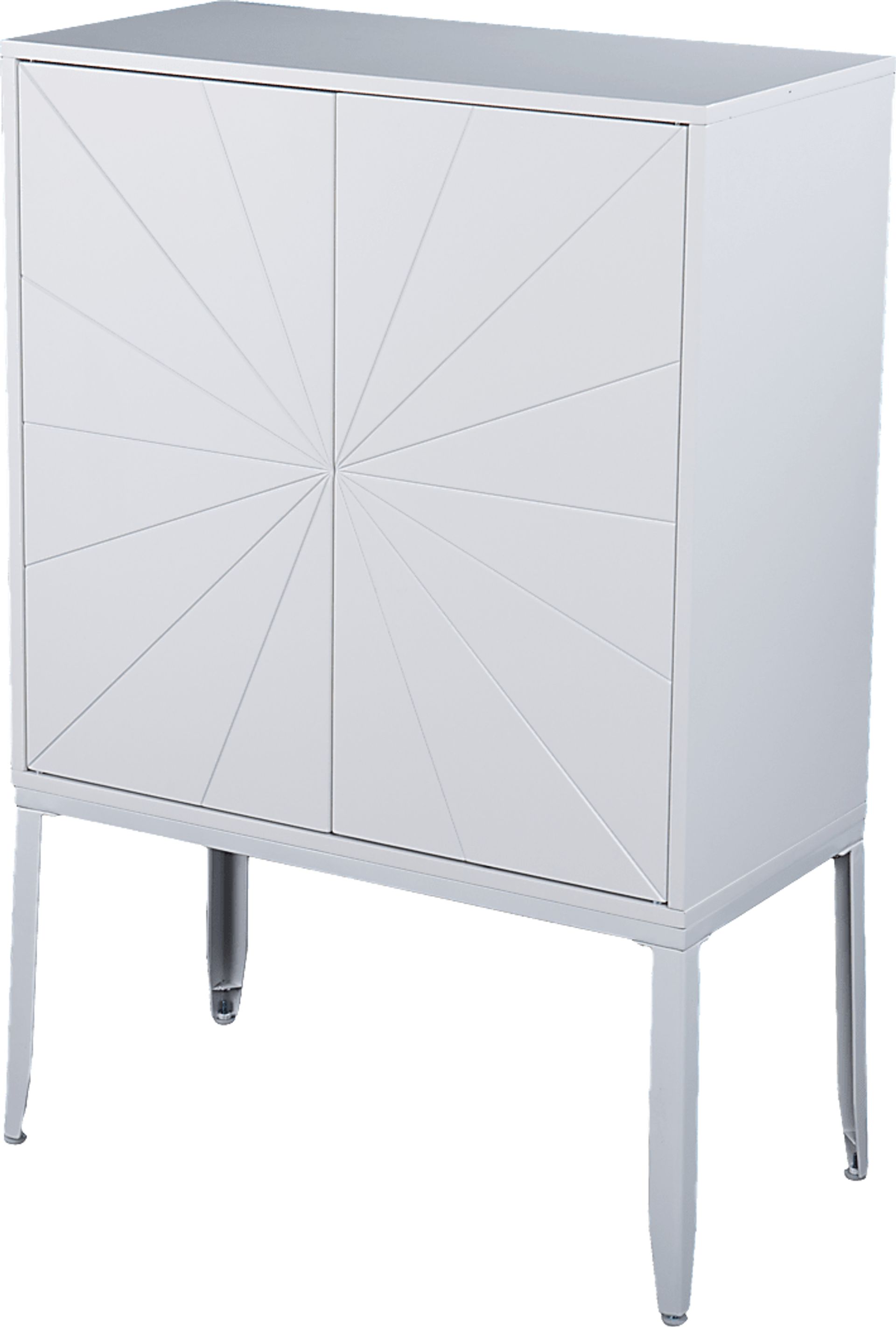 Magellen White Accent Cabinet - Image 1