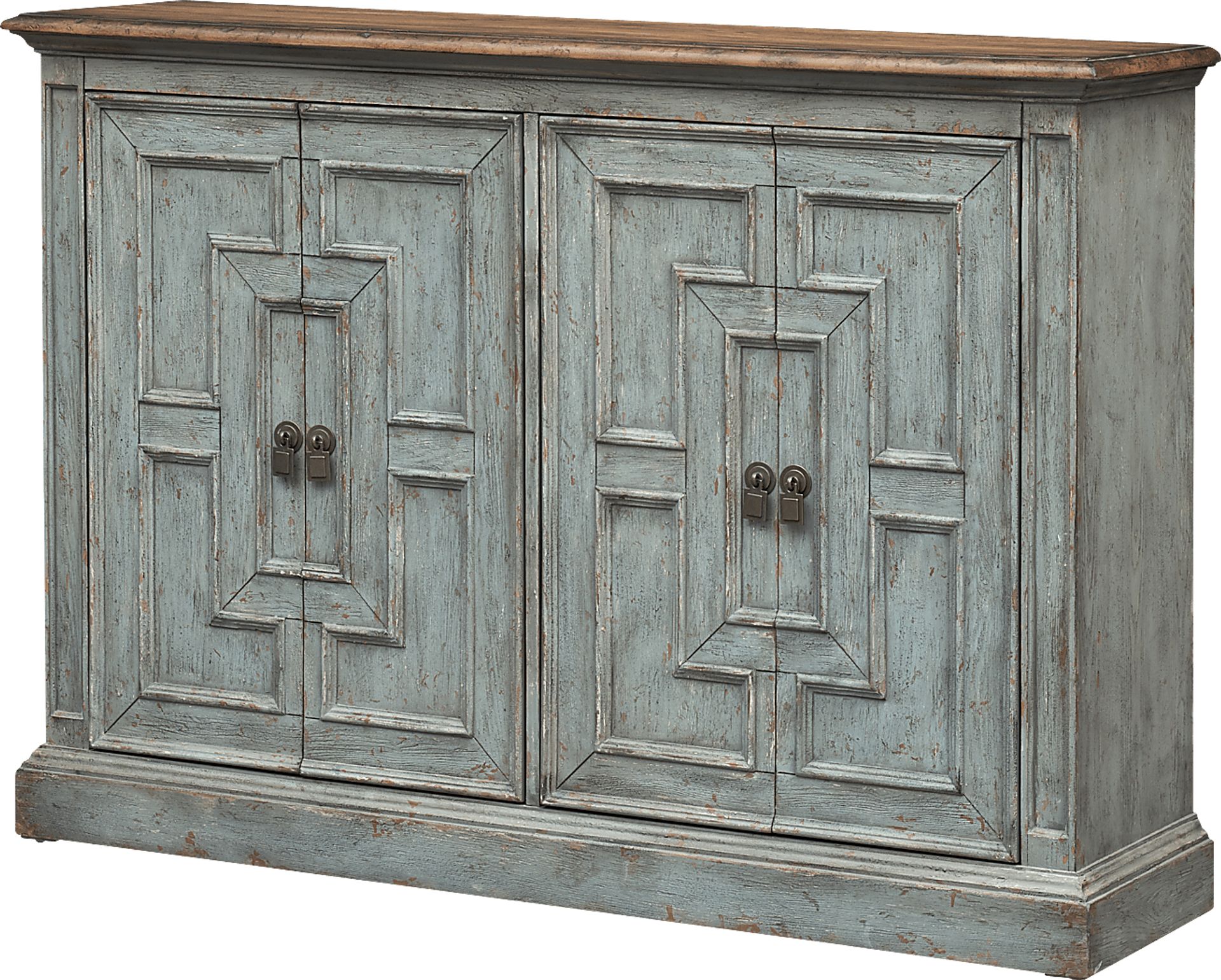 Maggard Blue Accent Cabinet - Image 1