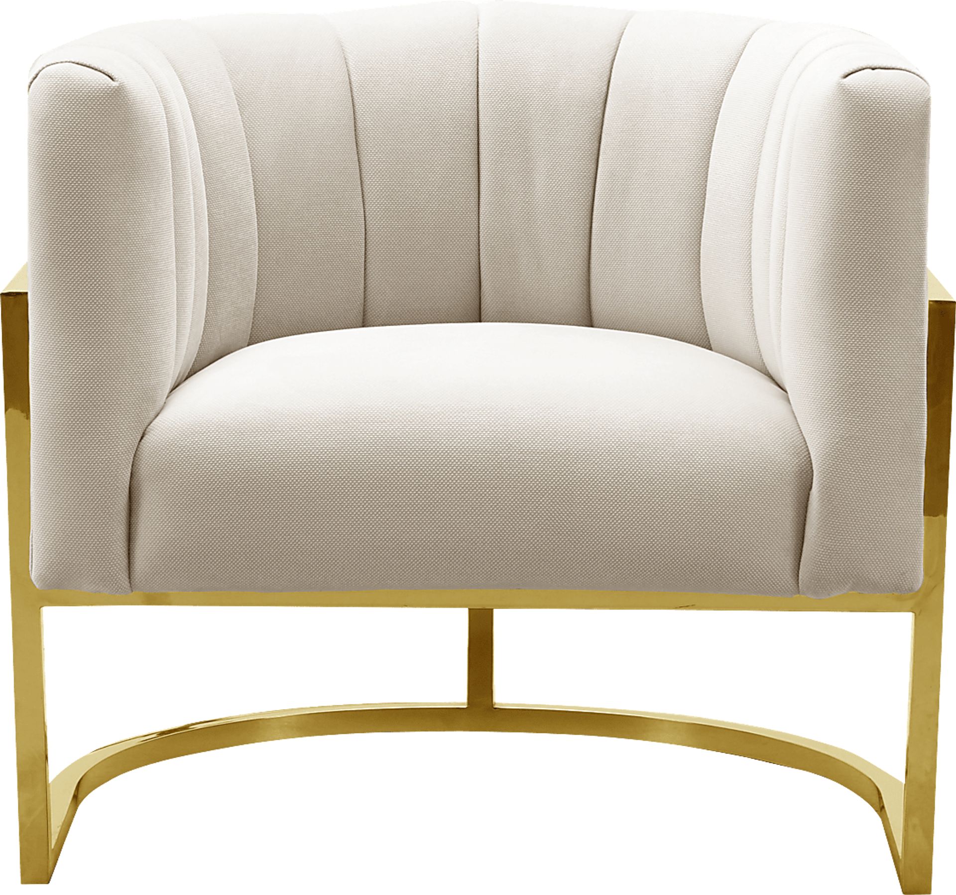 Maggie Lane I Cream Accent Chair - Image 2